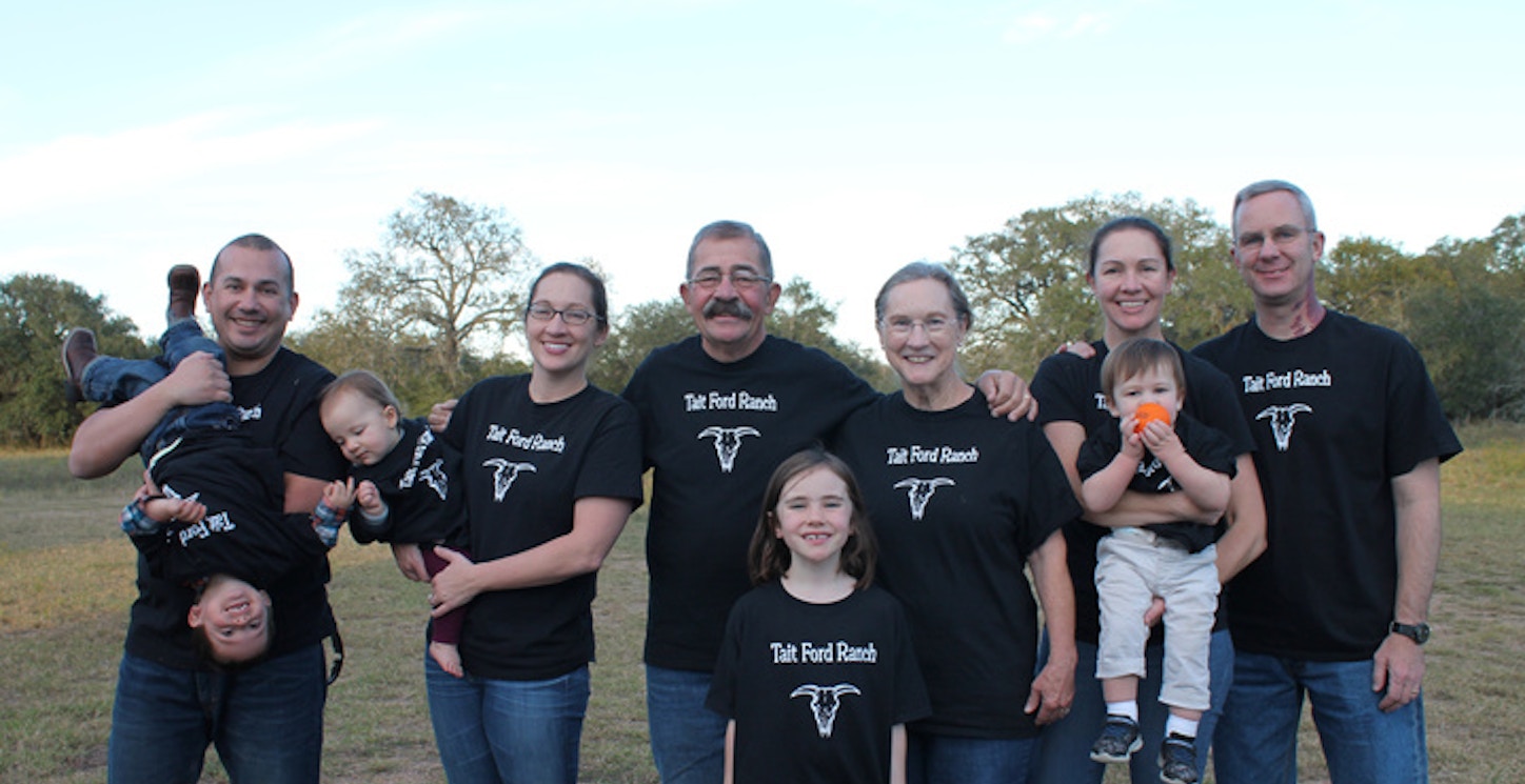 Ford Family On Tait Ford Ranch For Thanksgiving  T-Shirt Photo