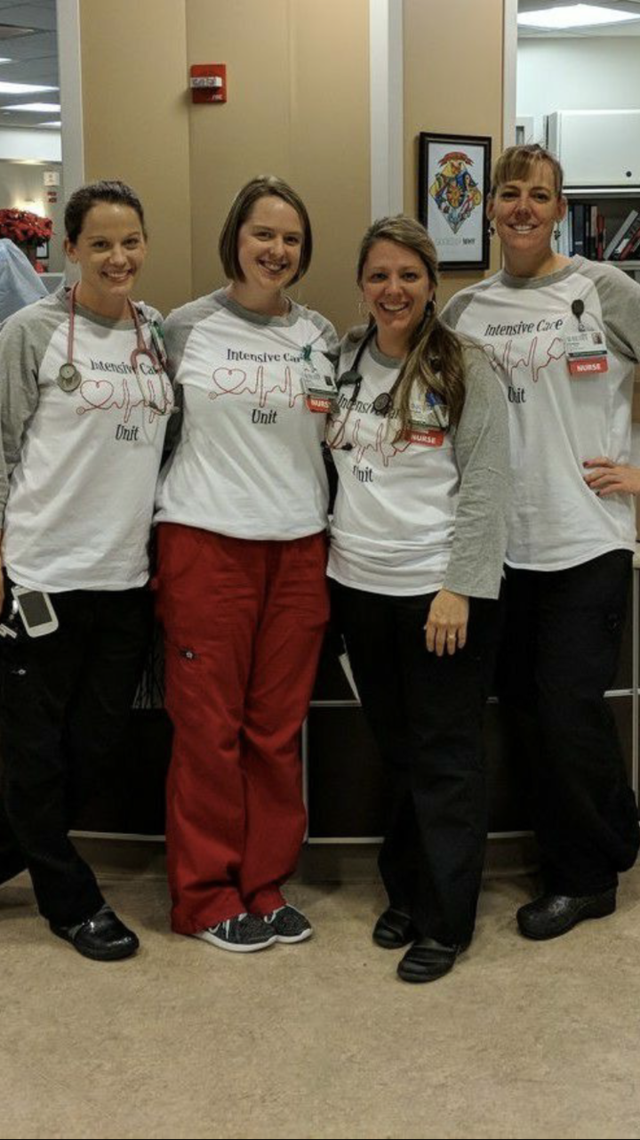 Icu Nurses Hard At Work T-Shirt Photo