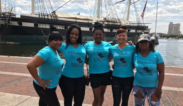 Picture of 50 & Fabulous At The Baltimore Harbor Custom T-Shirt Design 50 & Fabulous At The Baltimore Harbor T-Shirt Photo