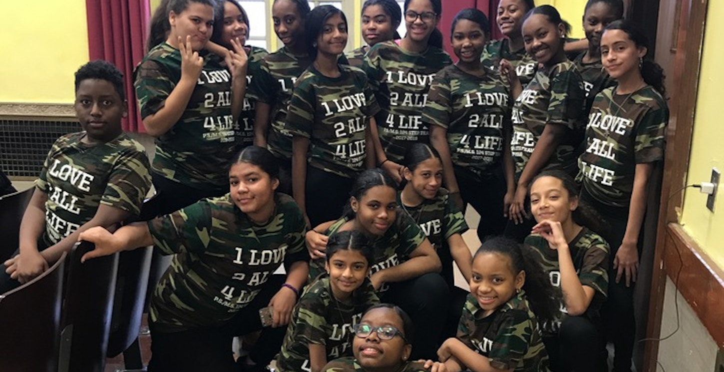 Picture of 1 Love 2 All 4 Life Step Team Custom T-Shirt Design 1 Love 2 All 4 Life Step Team T-Shirt Photo