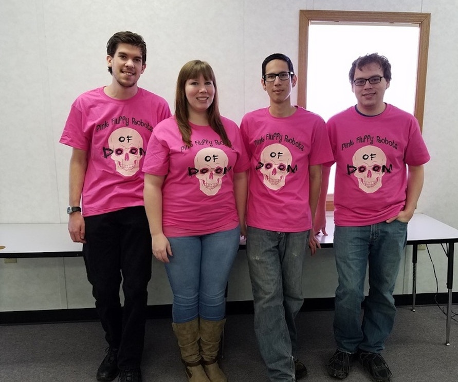 Robotics Team Heading To Competition T-Shirt Photo
