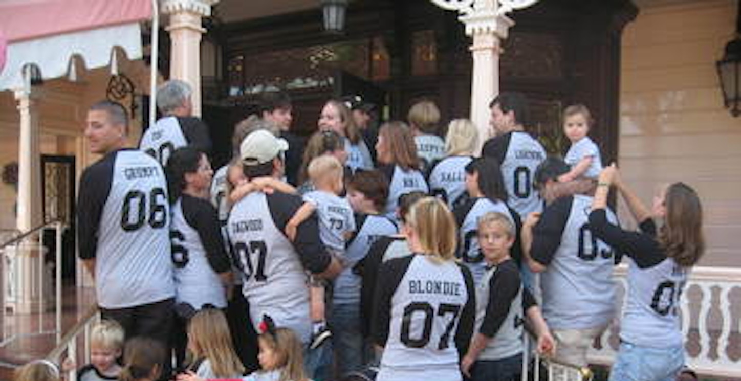Headley Family Trip To Disneyland T-Shirt Photo