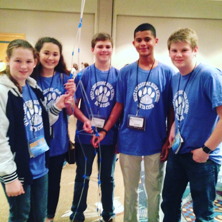 Junior Beta Students Competing At Convention.  T-Shirt Photo