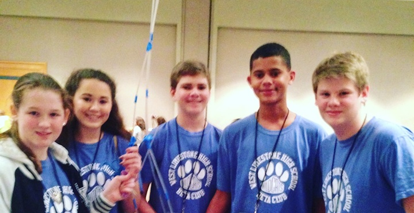 Junior Beta Students Competing At Convention.  T-Shirt Photo
