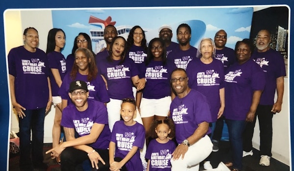 Picture of Lori’s 50th Birthday Cruise Custom T-Shirt Design Lori’s 50th Birthday Cruise T-Shirt Photo