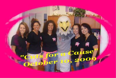 "Cuts For A Cause" Breast Cancer Cut A Thon T-Shirt Photo