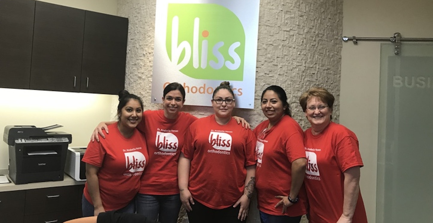 Bliss Orthodontics Team T-Shirt Photo