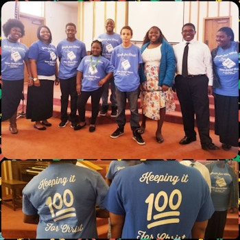 Ubc Keeping It 100 For Christ  T-Shirt Photo