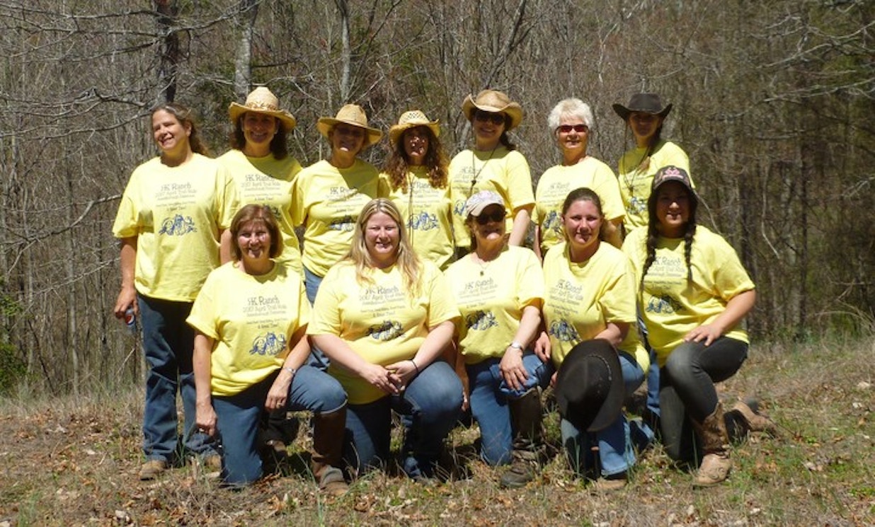 Women Of The Rk Ranch Spring Ride, Jonesborogh Tenn. T-Shirt Photo