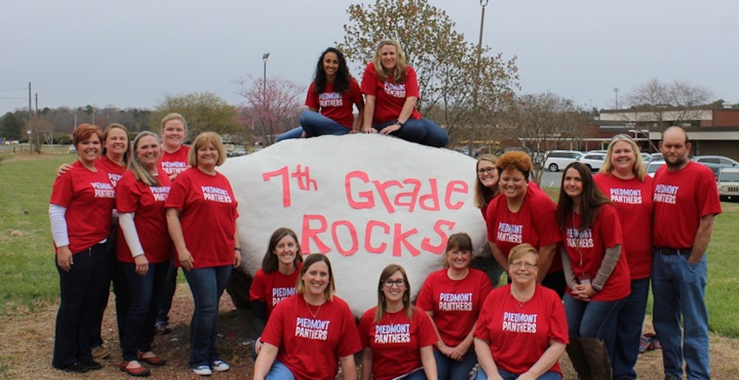 Piedmont 7th Grade Rocks! T-Shirt Photo