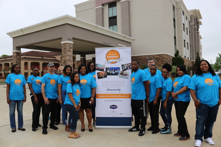 Hampton Inn And Suites Monroe, La  Circle Of Excellence Award Winning Team T-Shirt Photo