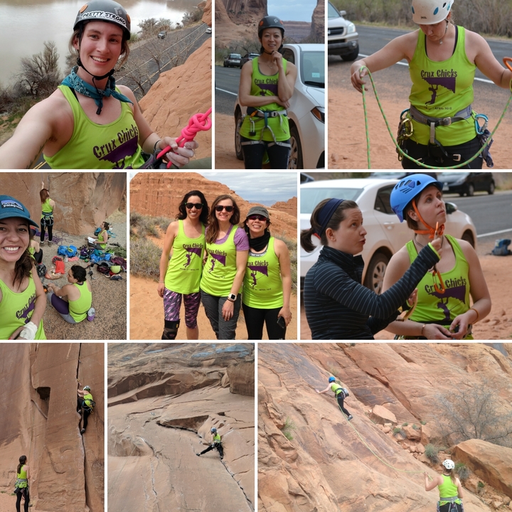 Crux Chicks At The Crag T-Shirt Photo