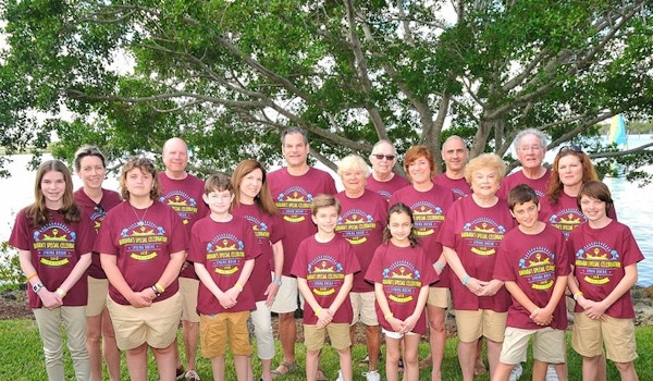 Family Spring Break Front Shot & We Are Smiling! T-Shirt Photo