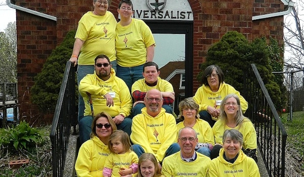 Fundraising Team In Their New Gear T-Shirt Photo