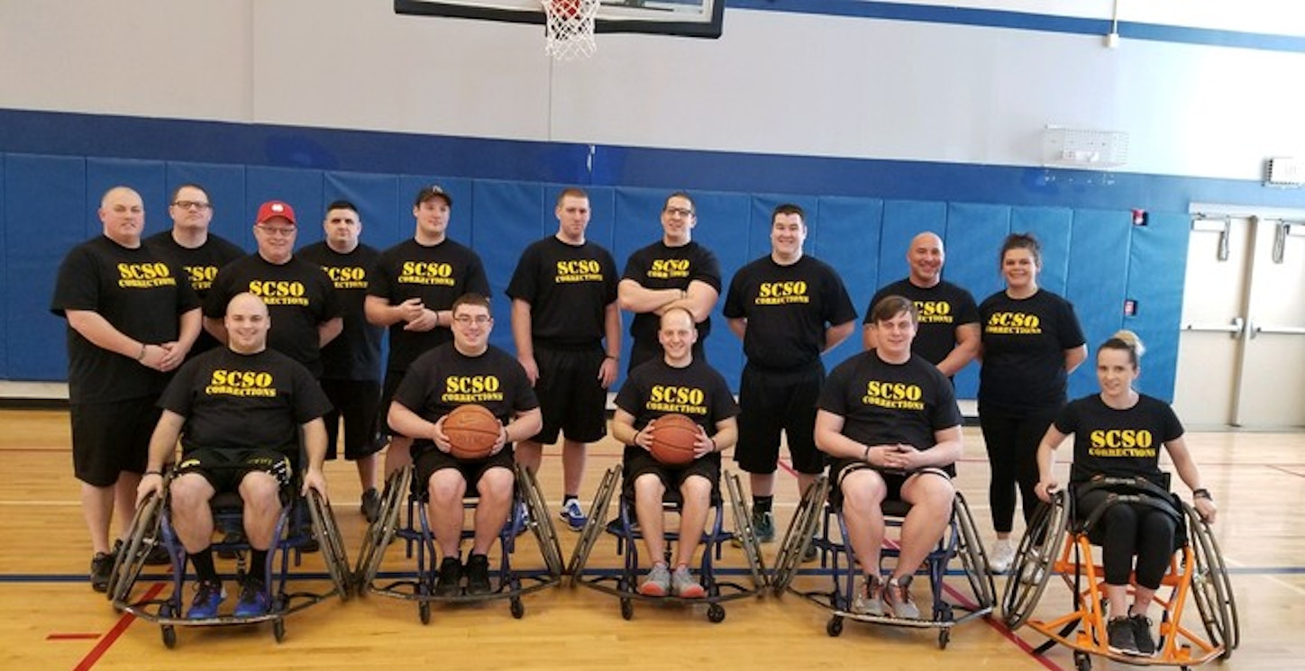 Seneca County Corrections Wheelchair Basketball Tournament T-Shirt Photo