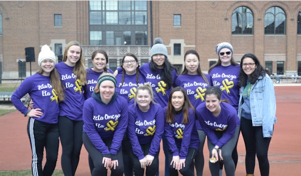 Picture of Out Of The Darkness Campus Walk, Zeta Omega Eta Custom T-Shirt Design Out Of The Darkness Campus Walk, Zeta Omega Eta T-Shirt Photo