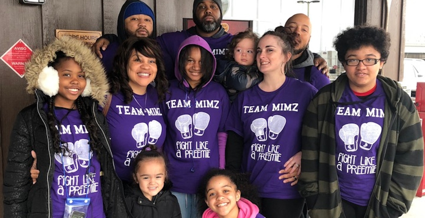 Team Mi Mz  Philly March For Babies  Fight Like A Preemie T-Shirt Photo