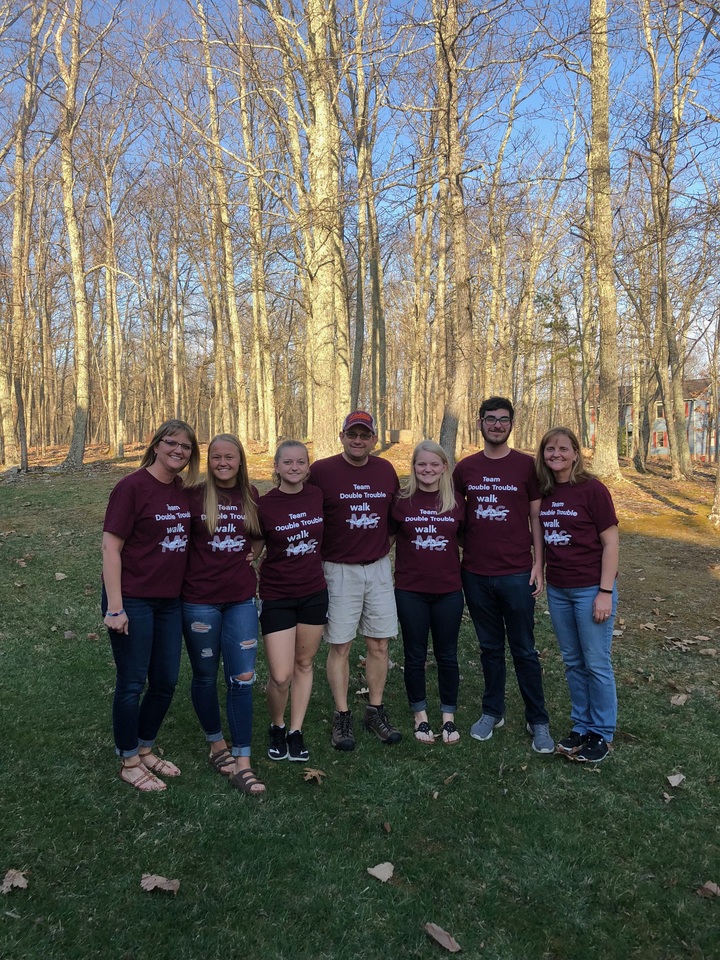 Team Double Trouble Walk Ms 2018  T-Shirt Photo
