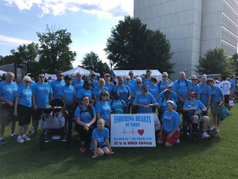 Cone Health Lvad Support Group At The Heart And Stroke Walk T-Shirt Photo