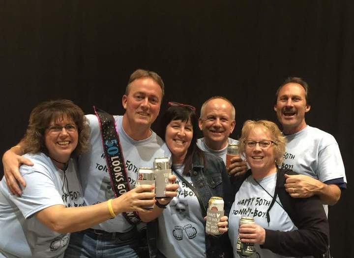 50th Birthday Bash At Bon Jovi Concert T-Shirt Photo