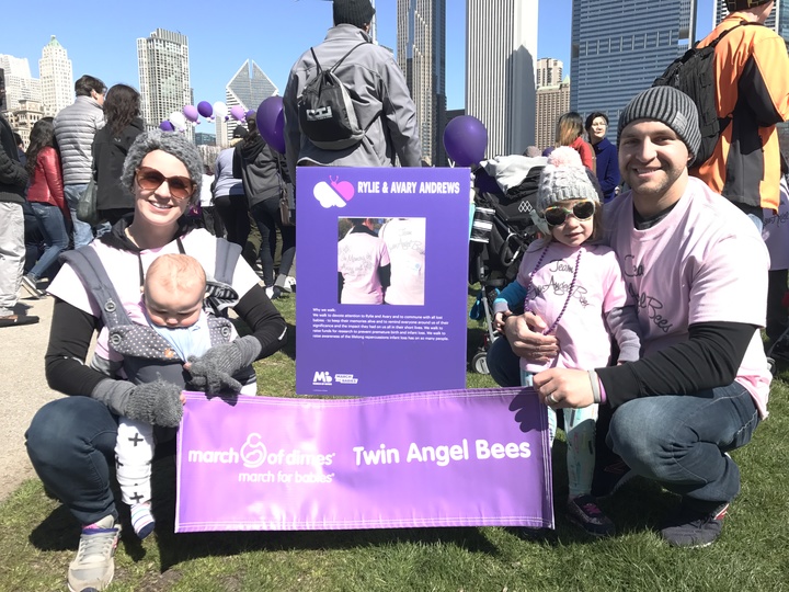 Team Twin Angel Bees  T-Shirt Photo