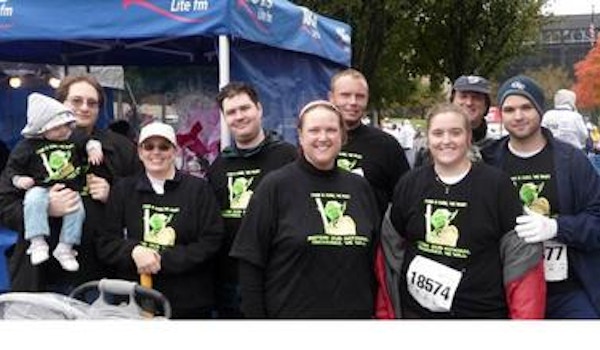 Techies For Ta Tas Races For The Cure, Maryland 2009 T-Shirt Photo