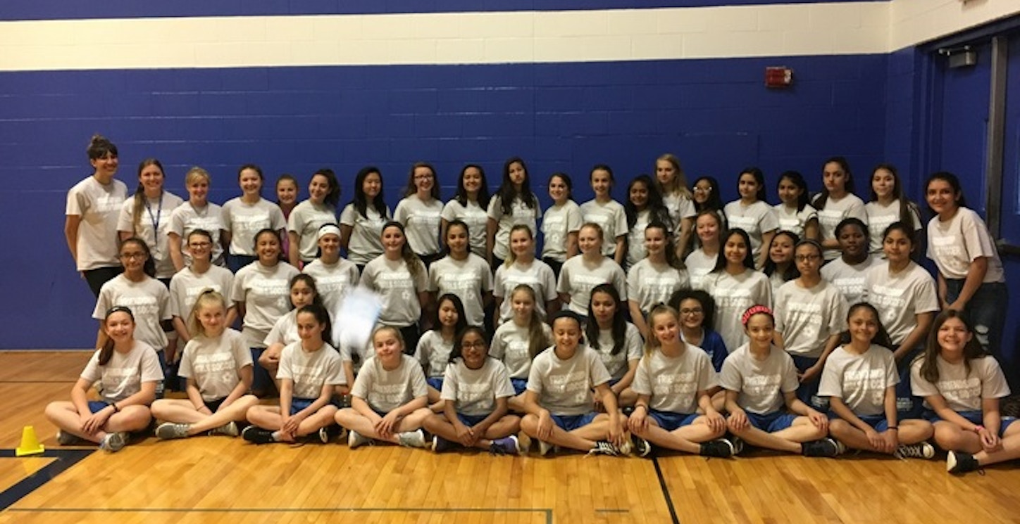 Picture of Friendship Junior High Soccer Girls Custom T-Shirt Design Friendship Junior High Soccer Girls T-Shirt Photo
