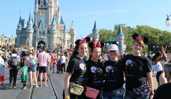 Having A Blast At Disney As Crew Members For A Day Before Our Band Marched In The Parade T-Shirt Photo