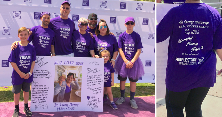 Team Nilsa’s Lavender Sky T-Shirt Photo