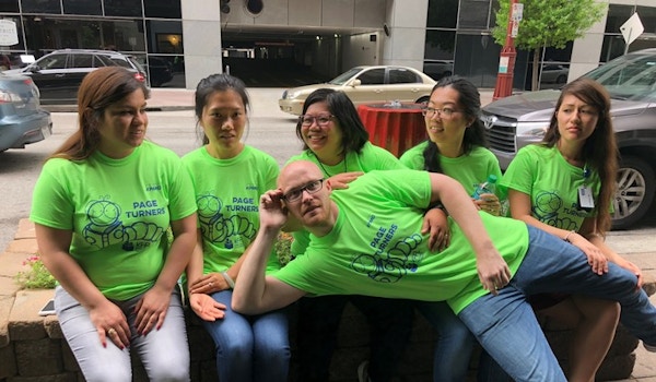 Picture of Page Turners Awkward Family Photo Custom T-Shirt Design Page Turners Awkward Family Photo T-Shirt Photo