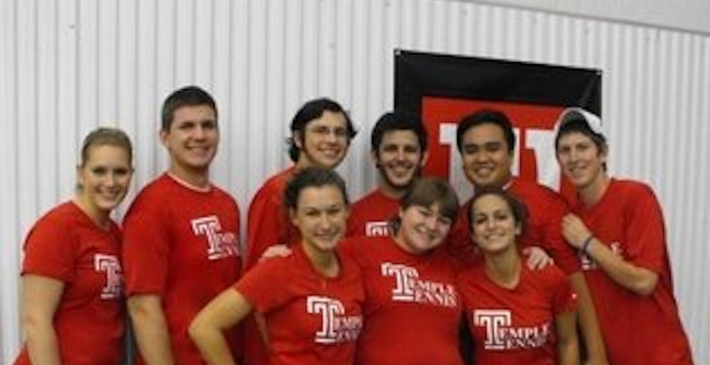 Picture of Temple Tennis Team Custom T-Shirt Design Temple Tennis Team T-Shirt Photo