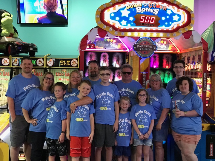 The Ros Some Family At Myrtle Beach T-Shirt Photo