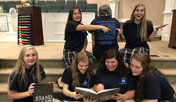 Bbcs Yearbook Distribution  T-Shirt Photo