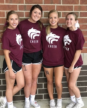 Chiles Cheer Captains T-Shirt Photo