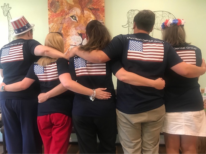 Mdg Memorial Day Tooth Flag! T-Shirt Photo