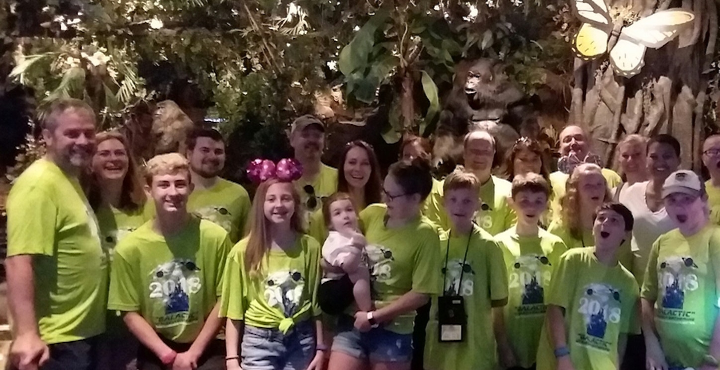 Awakening The Force Together At Wdw! T-Shirt Photo