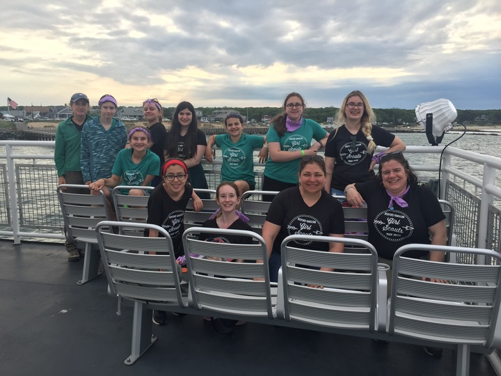 Girl Scouts Rocking Their Troop T Shirt’s On Martha’s Vineyard! T-Shirt Photo
