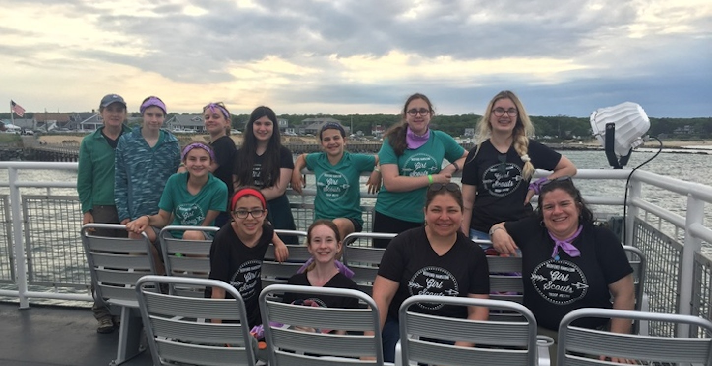 Girl Scouts Rocking Their Troop T Shirt’s On Martha’s Vineyard! T-Shirt Photo