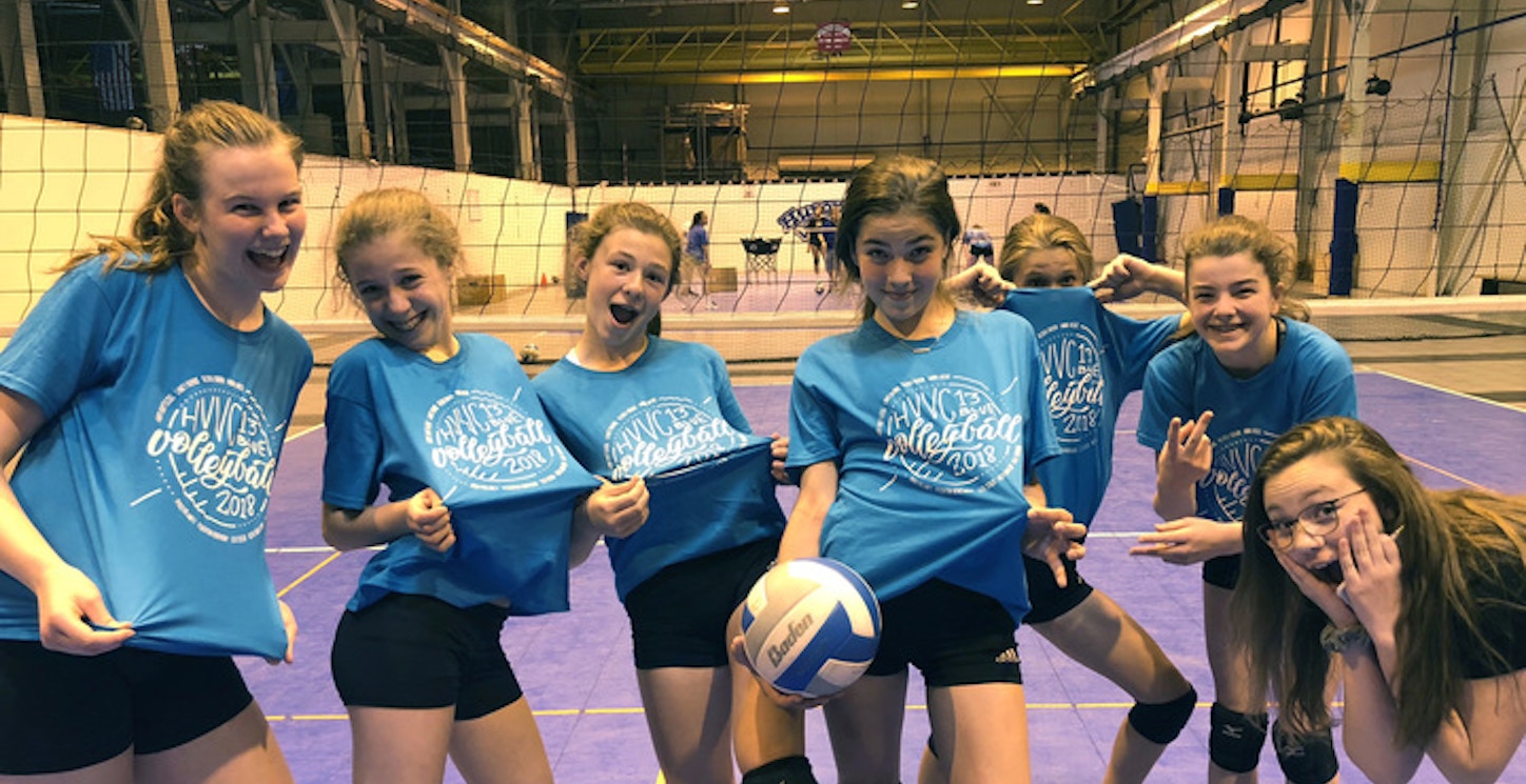 Picture of Hvvc 13 Blue! Custom T-Shirt Design Hvvc 13 Blue! T-Shirt Photo