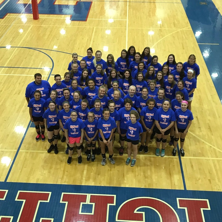 Picture of Highland Vball Camp 2018 Custom T-Shirt Design Highland Vball Camp 2018 T-Shirt Photo