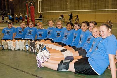 Girl's Volleyball T-Shirt Photo