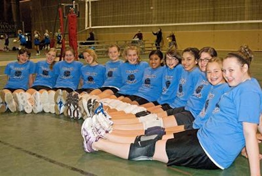 Girl's Volleyball T-Shirt Photo