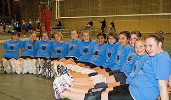Girl's Volleyball T-Shirt Photo