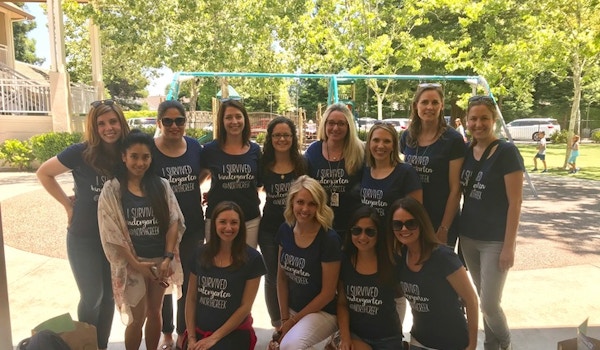 Picture of We Survived Kindergarten! Custom T-Shirt Design We Survived Kindergarten! T-Shirt Photo