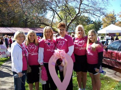 Pink Ribbon Racers T-Shirt Photo