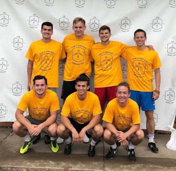 2018 Scholarship Soccer Tournament Champions T-Shirt Photo