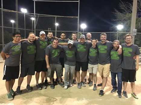 Employee Event Softball Winning Team T-Shirt Photo