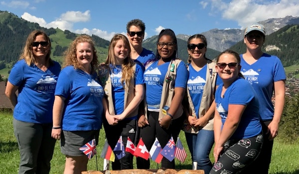 Girl Scouts In Switzerland T-Shirt Photo