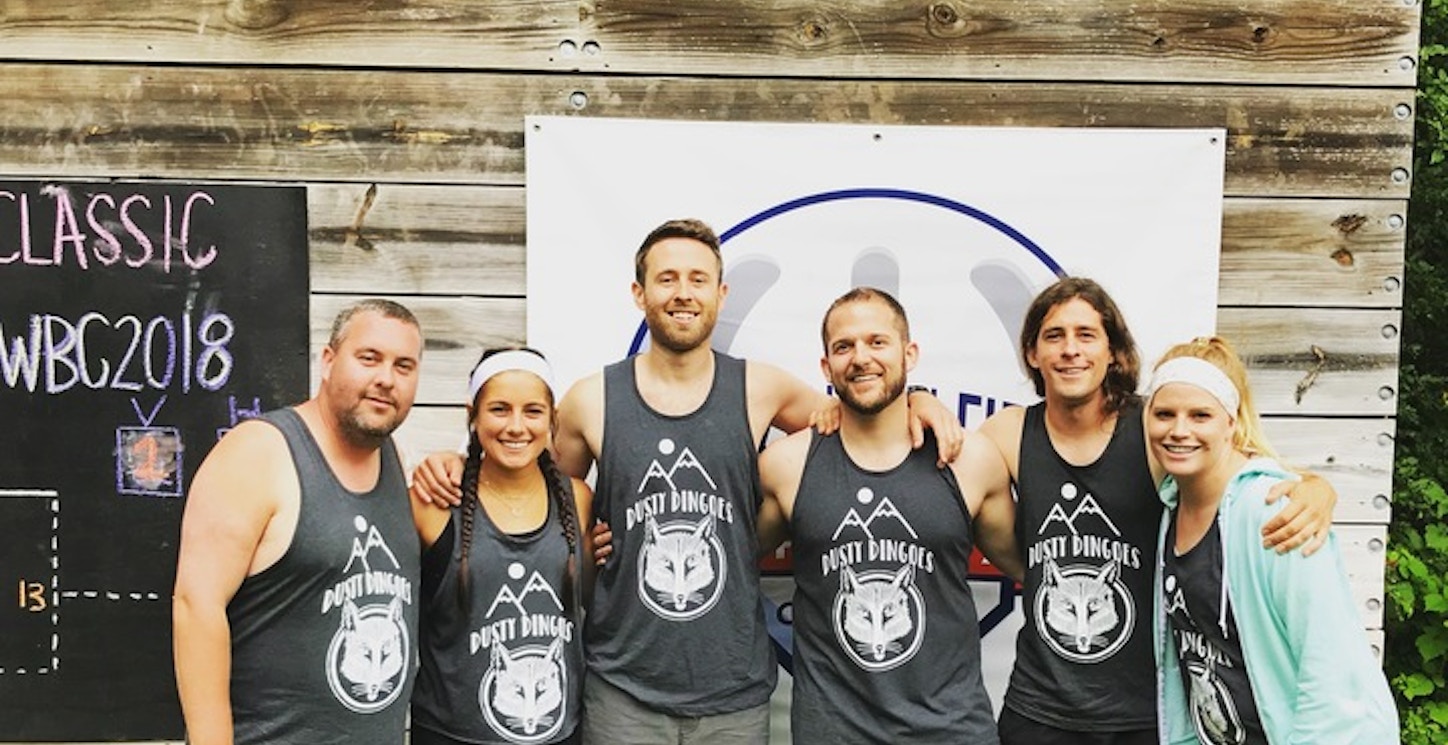 Dusty Dingoes Wiffleball Team T-Shirt Photo
