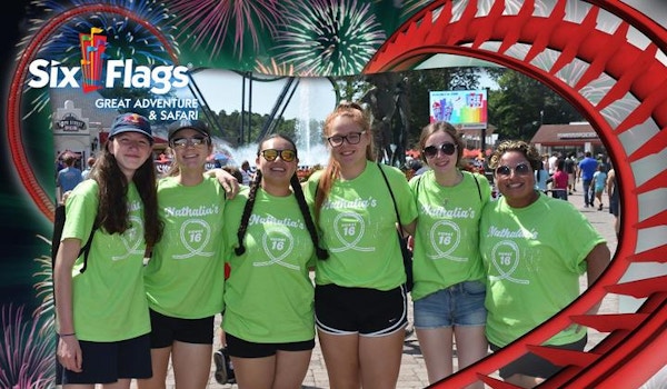 Picture of Six Flags Sweet 16 Custom T-Shirt Design Six Flags Sweet 16 T-Shirt Photo